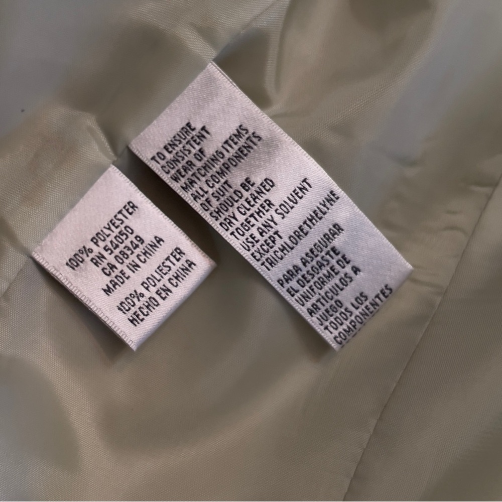 Jones NY Light Sage Green Blazer PantSuit 2Pc Set Sz 12 NWT High Waist Loose Fit - Picture 6 of 16